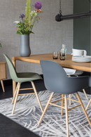 Dark Gray Molded Dining Armchairs (2) | Zuiver Albert Kuip  |  OROA TRADE
