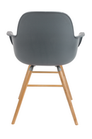 Dark Gray Molded Dining Armchairs (2) | Zuiver Albert Kuip  |  OROA TRADE