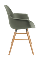 Green Molded Dining Armchairs (2) | Zuiver Albert Kuip | DutchFurniture.com