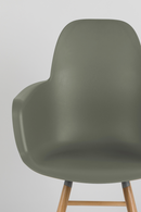 Green Molded Dining Armchairs (2) | Zuiver Albert Kuip | DutchFurniture.com