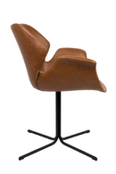 Brown Leather Butterfly Dining Chairs (2) | Zuiver Nikki All | Dutchfurniture.com