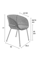 Brown Leather Barrel Armchairs (2) | Zuiver Feston | DutchFurniture.com