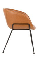 Brown Leather Barrel Armchairs (2) | Zuiver Feston | DutchFurniture.com