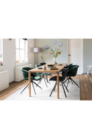 Green Velvet Dining Armchairs (2) | Zuiver Mia | DutchFurniture.com