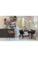 Orange Velvet Dining Armchairs (2) | Zuiver Mia | OROA TRADE