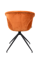 Orange Velvet Dining Armchairs (2) | Zuiver Mia | OROA TRADE