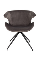 Gray Velvet Dining Armchairs (2) | Zuiver Mia | Dutchfurniture.com