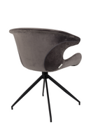 Gray Velvet Dining Armchairs (2) | Zuiver Mia | Dutchfurniture.com