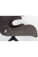 Gray Velvet Dining Armchairs (2) | Zuiver Mia | Dutchfurniture.com