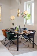 Gray Velvet Dining Armchairs (2) | Zuiver Mia | Dutchfurniture.com