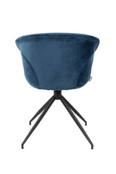 Blue Velvet Dining Armchairs (2) | Zuiver Mia | DutchFurniture.com
