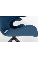 Blue Velvet Dining Armchairs (2) | Zuiver Mia | DutchFurniture.com