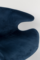 Blue Velvet Dining Armchairs (2) | Zuiver Mia | DutchFurniture.com