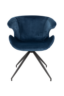 Blue Velvet Dining Armchairs (2) | Zuiver Mia | DutchFurniture.com