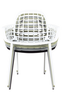 White Molded Outdoor Armchairs (2) | Zuiver Albert Kuip | DutchFurniture.com