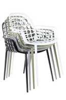White Molded Outdoor Armchairs (2) | Zuiver Albert Kuip | DutchFurniture.com