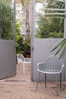 White Molded Outdoor Armchairs (2) | Zuiver Albert Kuip | DutchFurniture.com