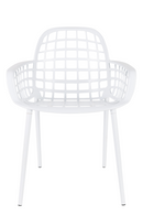 White Molded Outdoor Armchairs (2) | Zuiver Albert Kuip | DutchFurniture.com