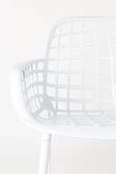 White Molded Outdoor Armchairs (2) | Zuiver Albert Kuip | DutchFurniture.com