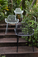 Black Molded Outdoor Armchairs (2) | Zuiver Albert Kuip | DutchFurniture.com