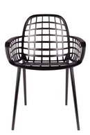 Black Molded Outdoor Armchairs (2) | Zuiver Albert Kuip | DutchFurniture.com