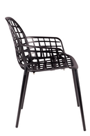 Black Molded Outdoor Armchairs (2) | Zuiver Albert Kuip | DutchFurniture.com