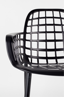 Black Molded Outdoor Armchairs (2) | Zuiver Albert Kuip | DutchFurniture.com