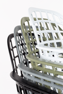 Black Molded Outdoor Armchairs (2) | Zuiver Albert Kuip | DutchFurniture.com