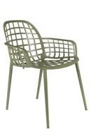 Green Molded Garden Armchairs (2) | Zuiver Albert Kuip | Dutchfurniture.com