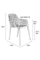 Green Molded Garden Armchairs (2) | Zuiver Albert Kuip | Dutchfurniture.com