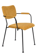 Yellow Upholstered Dining Armchairs (2) | Zuiver Benson | DutchFurniture.com