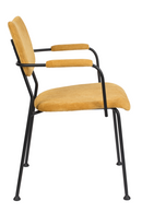 Yellow Upholstered Dining Armchairs (2) | Zuiver Benson | DutchFurniture.com
