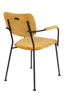 Yellow Upholstered Dining Armchairs (2) | Zuiver Benson | DutchFurniture.com