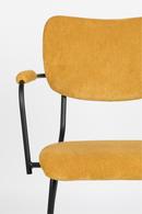 Yellow Upholstered Dining Armchairs (2) | Zuiver Benson | DutchFurniture.com