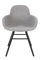 Light Gray Upholstered Armchairs (2) | Zuiver Albert Kuip Soft | DutchFurniture.com