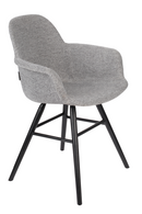 Light Gray Upholstered Armchairs (2) | Zuiver Albert Kuip Soft | DutchFurniture.com
