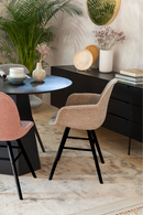 Pink Upholstered Armchairs (2) | Zuiver Albert Kuip Soft | OROA TRADE