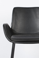 Black Leather Dining Armchairs (2) | Zuiver Brit LL | DutchFurniture.com