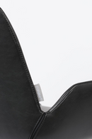 Black Leather Dining Armchairs (2) | Zuiver Brit LL | DutchFurniture.com