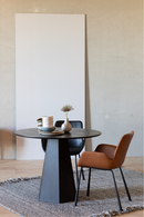 Brown Leather Dining Armchairs (2) | Zuiver Brit LL | Dutchfurniture.com