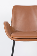 Brown Leather Dining Armchairs (2) | Zuiver Brit LL | Dutchfurniture.com