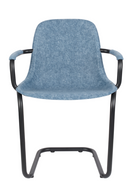 Blue Molded Dining Armchairs (2) | Zuiver Thirsty | DutchFurniture.com