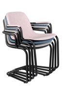 Pink Molded Dining Armchairs (2) | Zuiver Thirsty | DutchFurniture.com