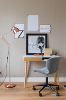 Gray Upholstered Office Chair | Zuiver OMG | OROA TRADE