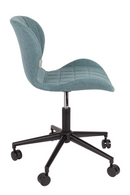 Blue Upholstered Bucket Office Chair | Zuiver OMG | Dutchfurniture.com