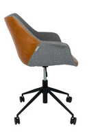Vintage Brown Leather Office Chair | Zuiver Doulton | DutchFurniture.com