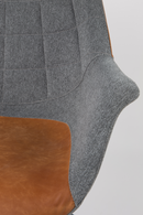 Vintage Brown Leather Office Chair | Zuiver Doulton | DutchFurniture.com
