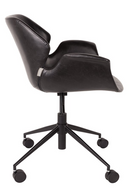 Black Leather Office Chair | Zuiver Nikki | Dutchfurniture.com