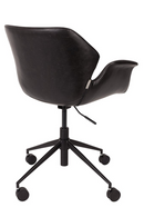 Black Leather Office Chair | Zuiver Nikki | Dutchfurniture.com
