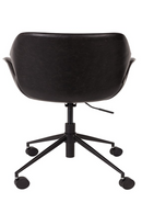 Black Leather Office Chair | Zuiver Nikki | Dutchfurniture.com